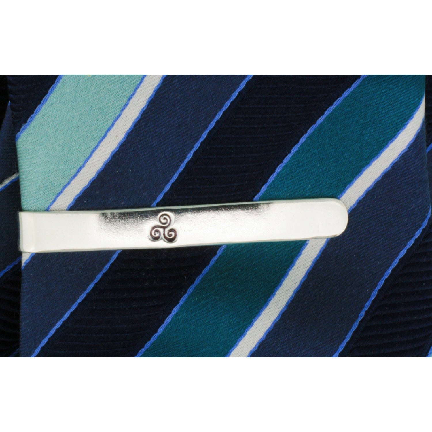 Sterling Silver (925) BDSM Triskele Tie Bar for Elegant and Discrete Style