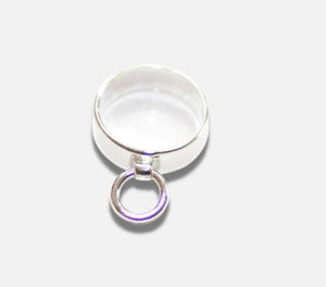 Collar Ring, Story of O Ring, Sterling Silver