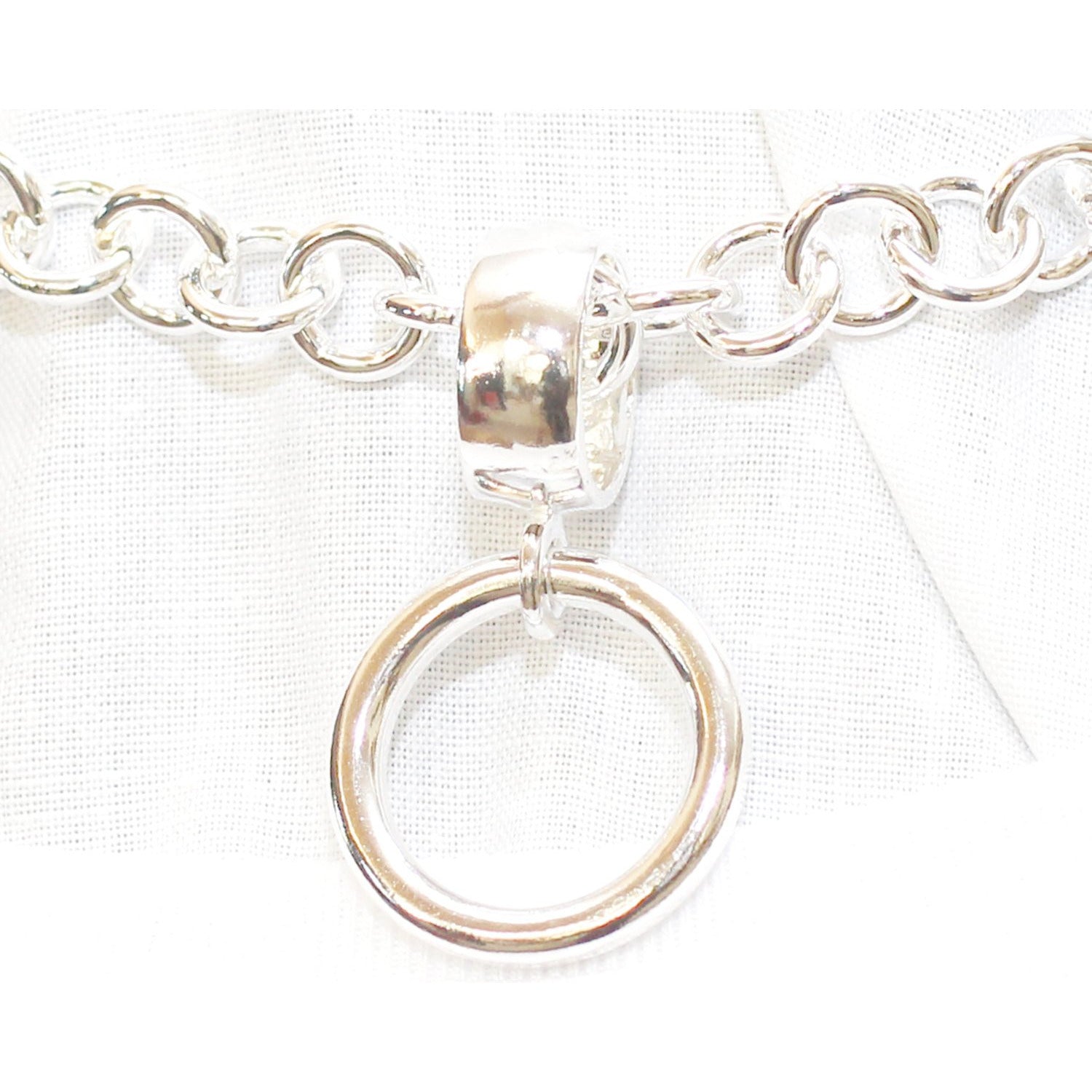 Sterling Silver Collar O Ring, Detachable Collar Ring, Ring Der O, Story of O ring.
