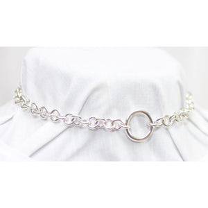 HEAVY STERLING SILVER (925) BDSM SUBMISSIVE DAY COLLAR