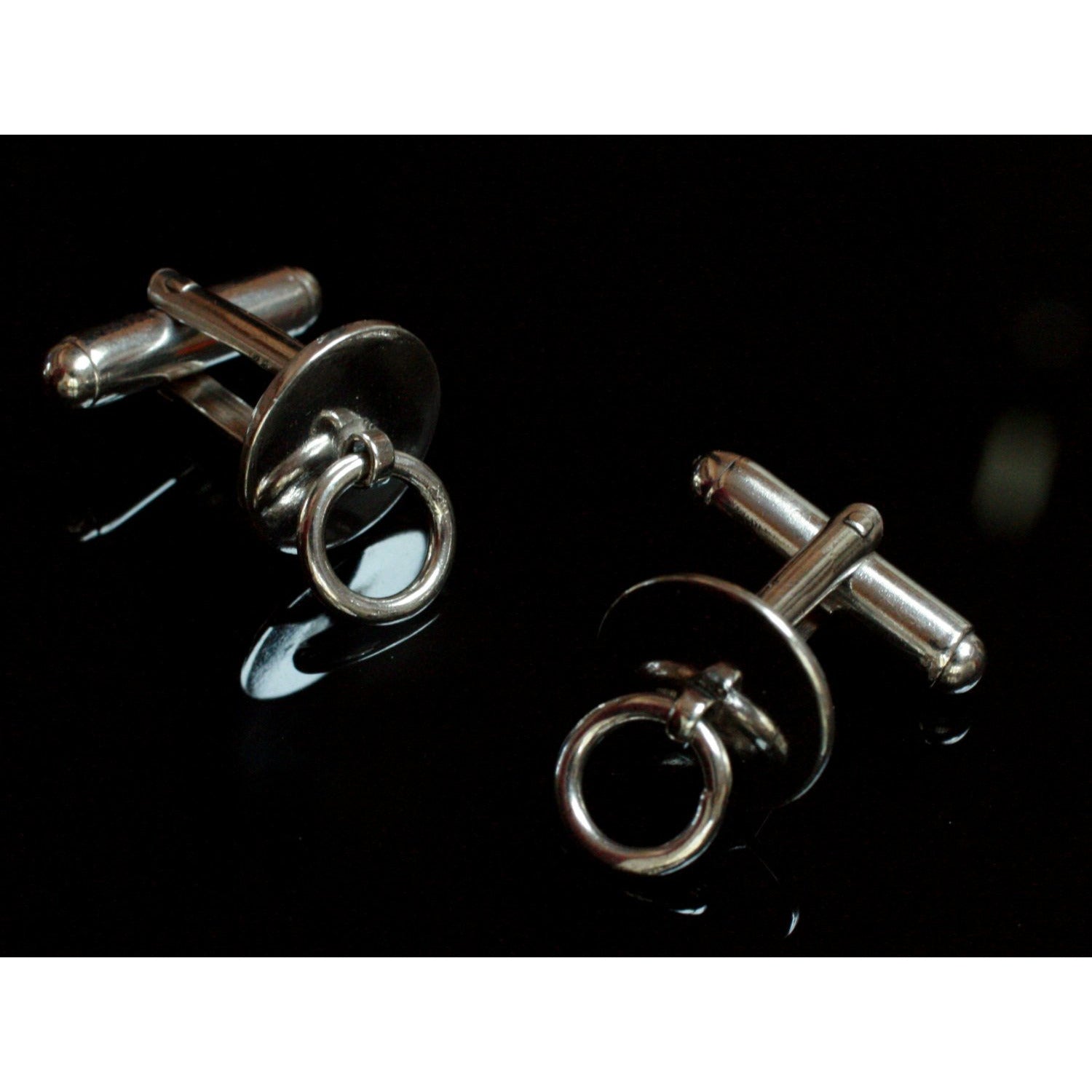 STORY OF O Inspired, sterling silver, BDSM cuff links