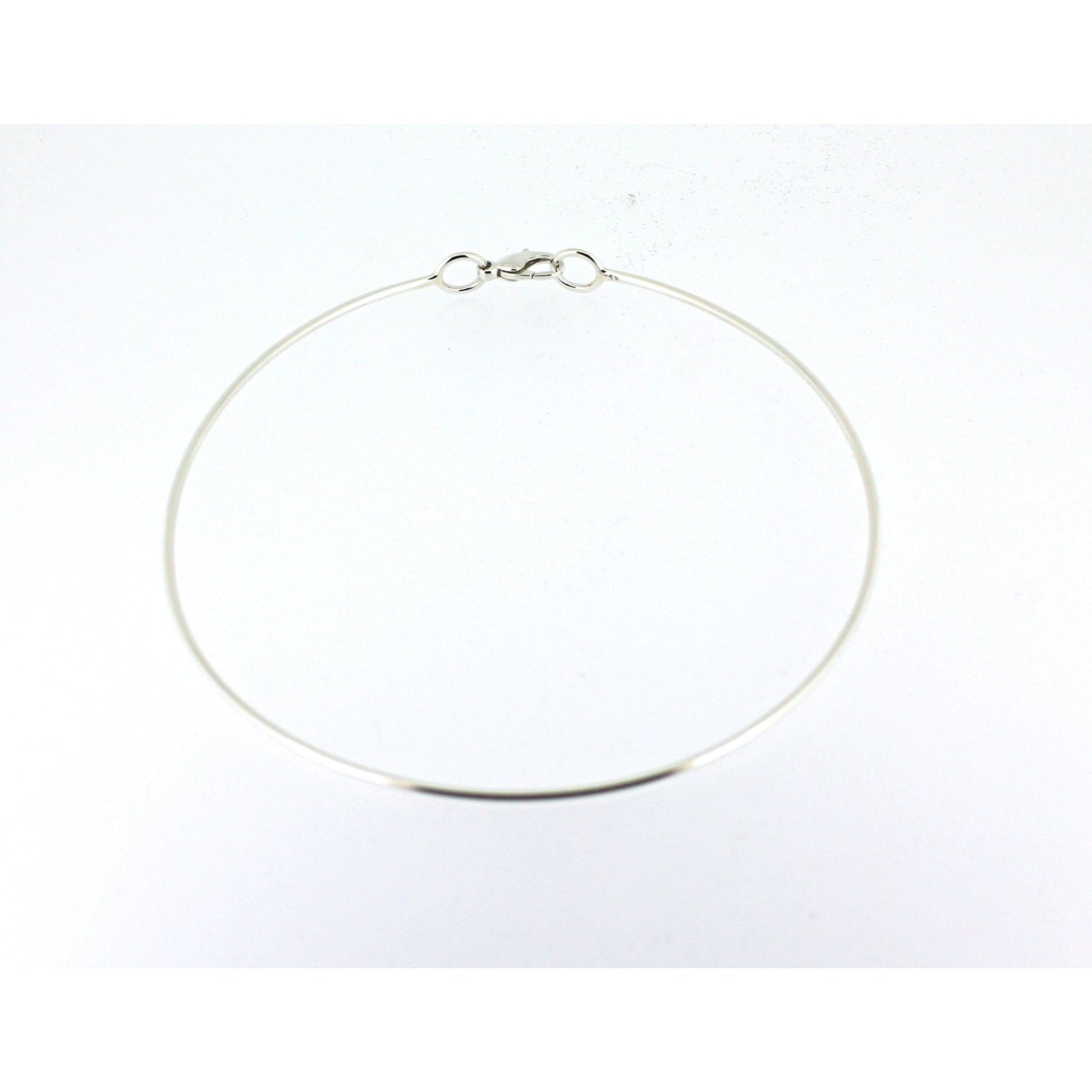 DISCREET DAY COLLAR, STERLING SILVER, CHOKER NECKLACE,UNISEX.