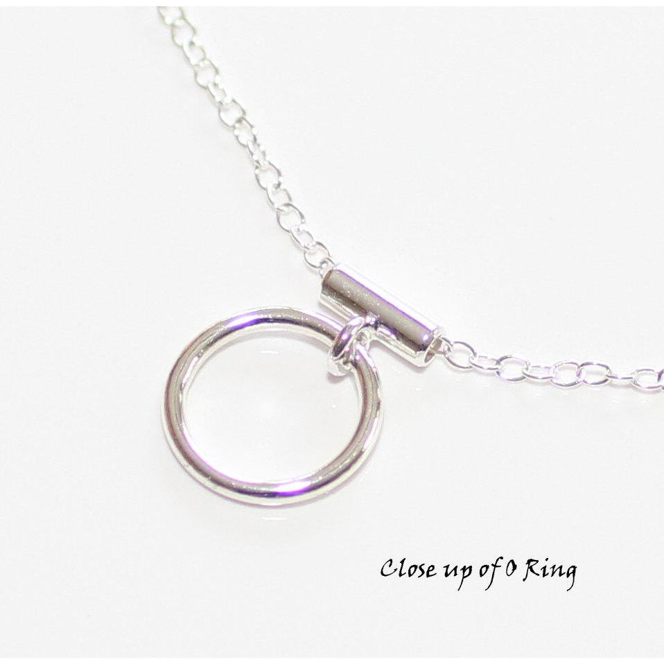 ELEGANT & DISCREET LIGHT SUBMISSIVE CHAIN DAY COLLAR, STERLING SILVER.